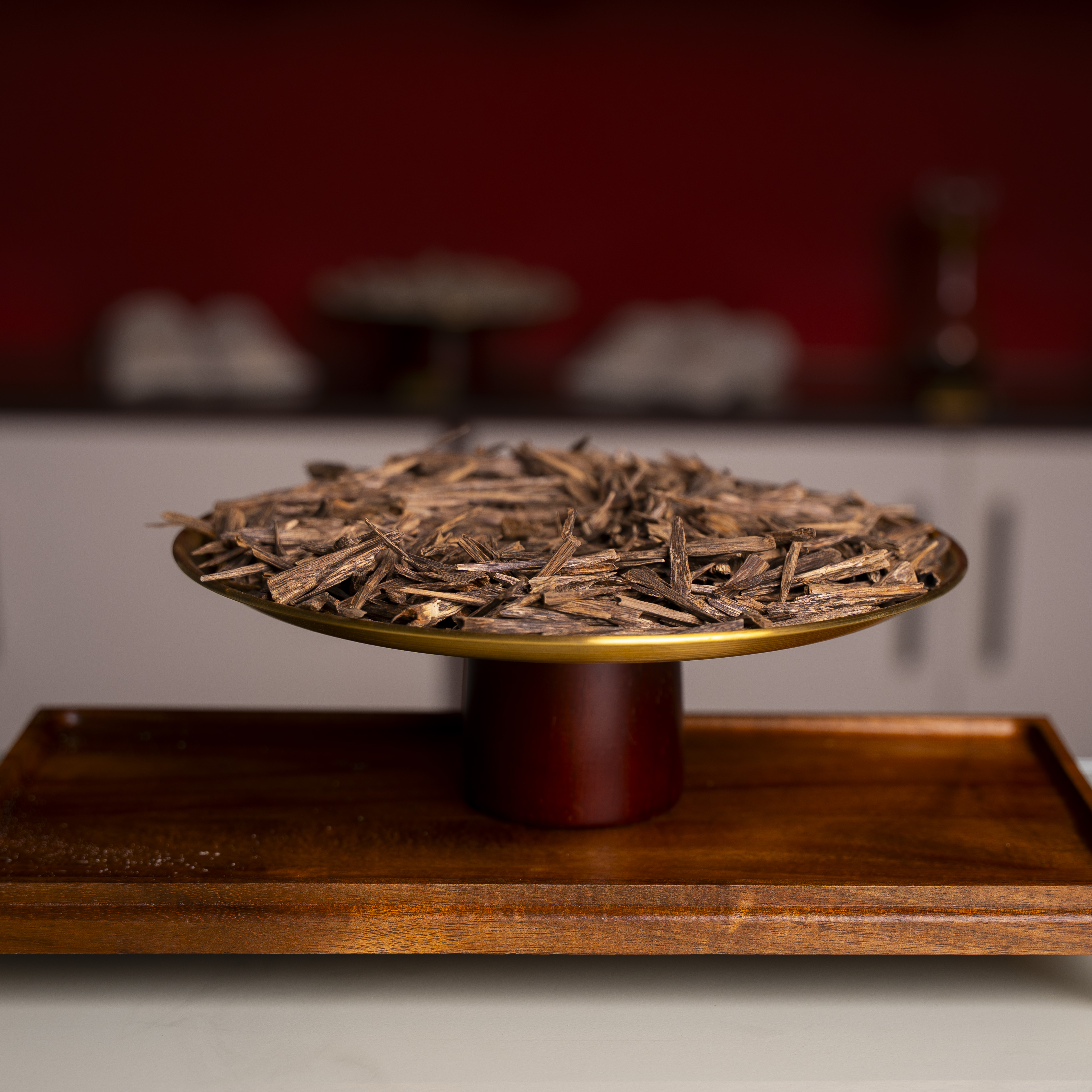 خشب عود سلة صغير